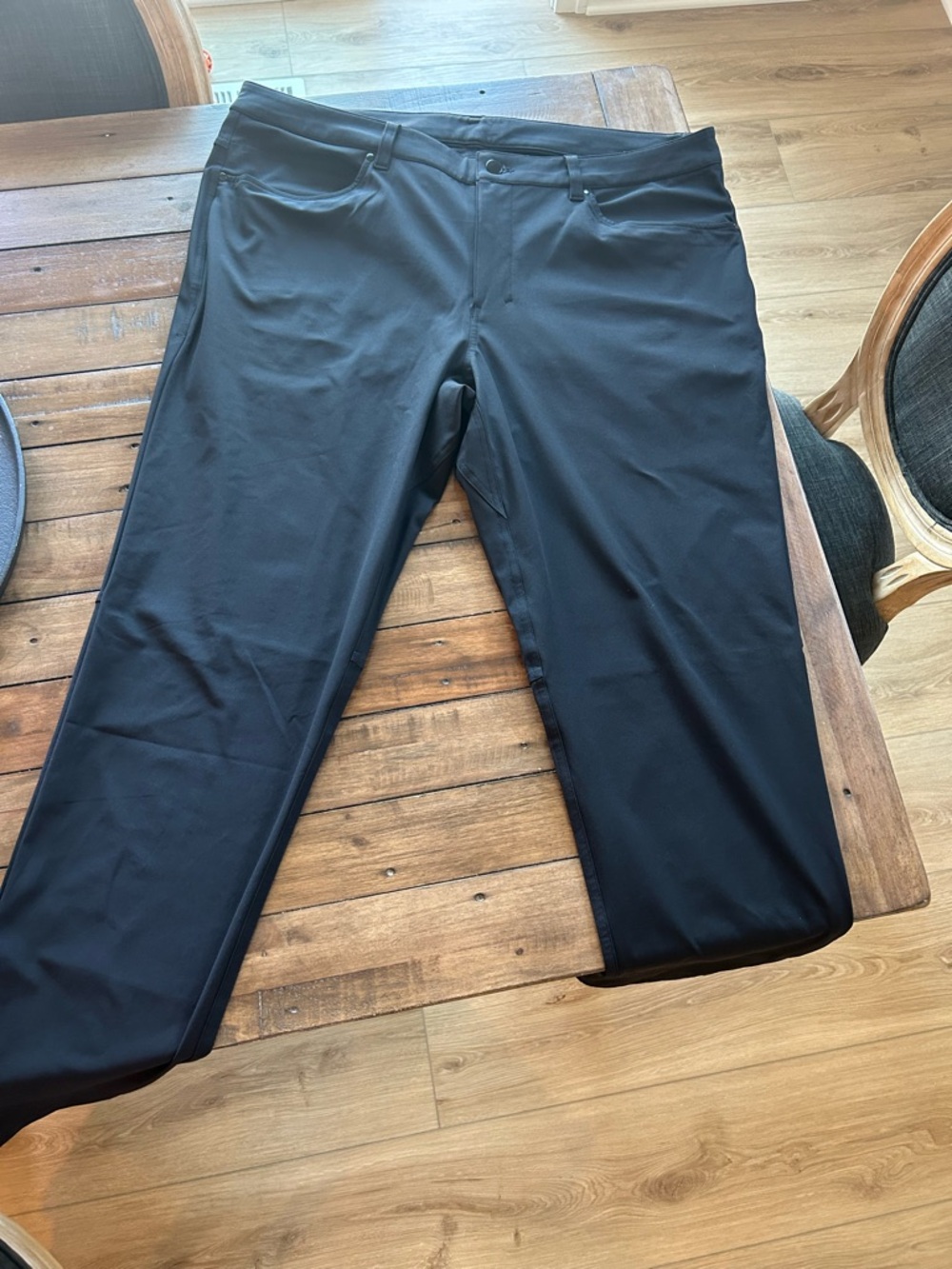 NWOT Lululemon Men’s ABC Classic 5 Pocket Black Pants 38